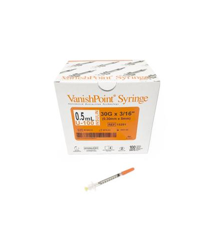 VanishPoint 15291 Insulin Syringe -Better Life Mart 