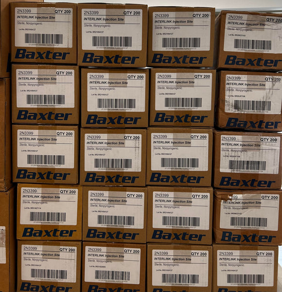 Baxter 2N3379 Injection Site Adapter Interlink 800/cs