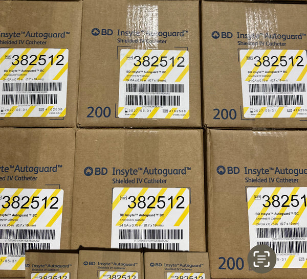 BD 382512 IV Catheter Insyte™ 24G x 0.75"  200/Case