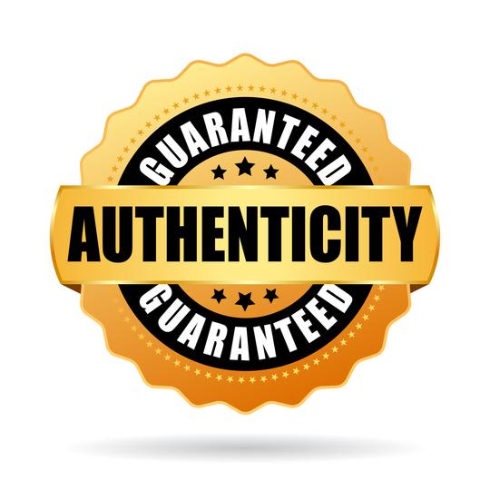 Guaranteed Authenticity