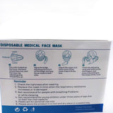 Disposable Medical Face Mask, FDA/CE approved mask, 50 Pcs Grey - Better Life Mart