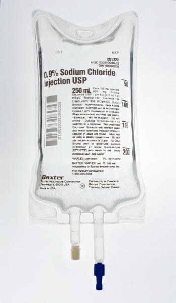Baxter 2B1322Q 0.9% Sodium Chloride IV Solution 250 mL-Better Life Mart 