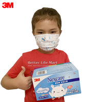 3M Children face mask,  3M Nexcare Children comfort mask BFE ≥ 95%, 3 layer  35 pcs - Better Life Mart