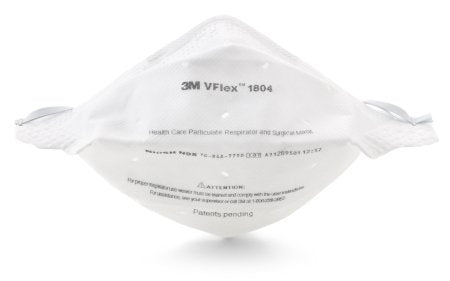 3M 1804 N95 VFlex Healthcare Particulate Respirator and Surgical Mask-Better Life Mart 