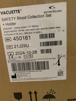 Greiner 450161 VACUETTE Blood Collection Set 23GX 3/4" 12" Tubing-Better Life Mart 