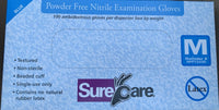 Nitrile Examination Gloves Blue 5 Mil Powder free Box of 100 - Better Life Mart