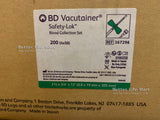 BD 367296 Safety-Lok Blood Collection Set 21G x 0.75"  12" Tubing-Better Life Mart