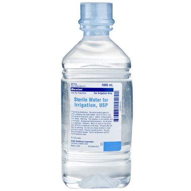 Baxter 2F7114 Sterile Water for Irrigation USP 1000mL bottle-Better Life Mart 