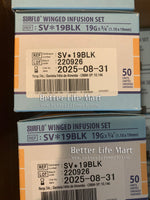 SV19BLK Terumo Infusion Set Surflo 19G x 3/4"  12" Tubing -Better Life Mart 