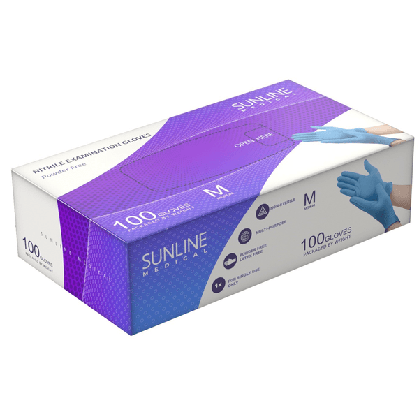 Nitrile Medical Examination Gloves Blue 3.5mil, case of 1000-Better Life Mart