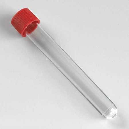 Test tube with cap, globe scientific 6157,120mm 15mL STERILE case of 1000-Better Life Mart 