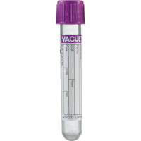 VACUETTE TUBE 4 ml K2E K2EDTA 13x75 lavender cap-black ring, non-ridged Greiner Bio-one 454209, case of 1200
-Better Life Mart 