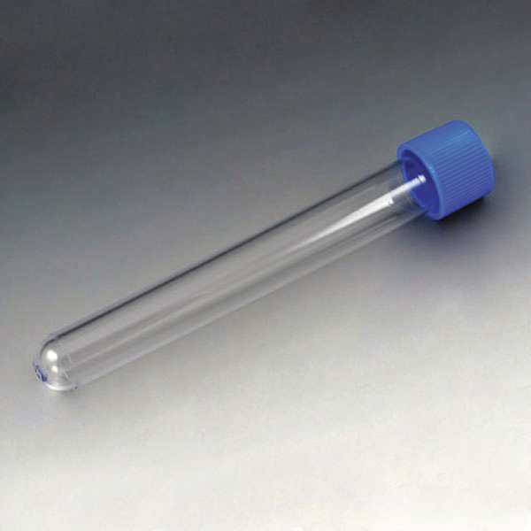 Test Tube with Screw Cap, Globe Scientific 6150,100mm 10mL Case of 1000-Better Life Mart 