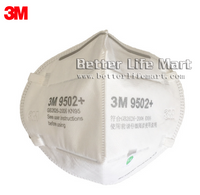 3M 9502+ KN95 , 3M respirators, 3M masks , headband Particulate Respirator  3M 9502 - Better Life Mart